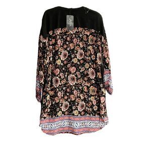 GI GLO Women’s T-Shirt Dress With Pockets Multicolored Size Small‎ New With Tags